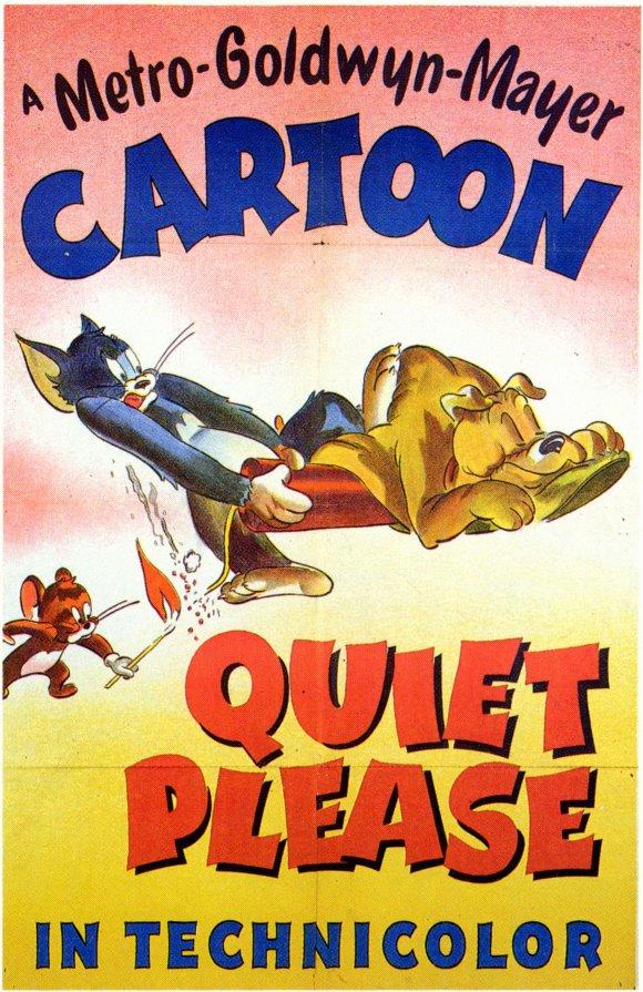 Tom y Jerry: ¡Silencio, por favor! (1945)