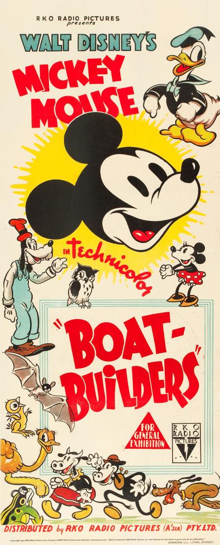 Mickey Mouse: Constructores de barcos (1938)