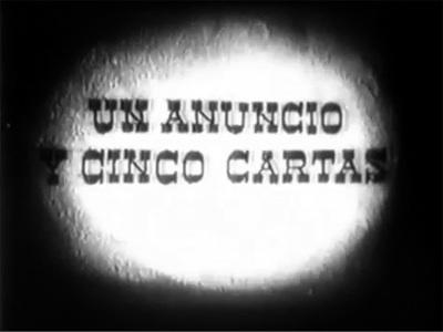 Un anuncio y cinco cartas (1937)