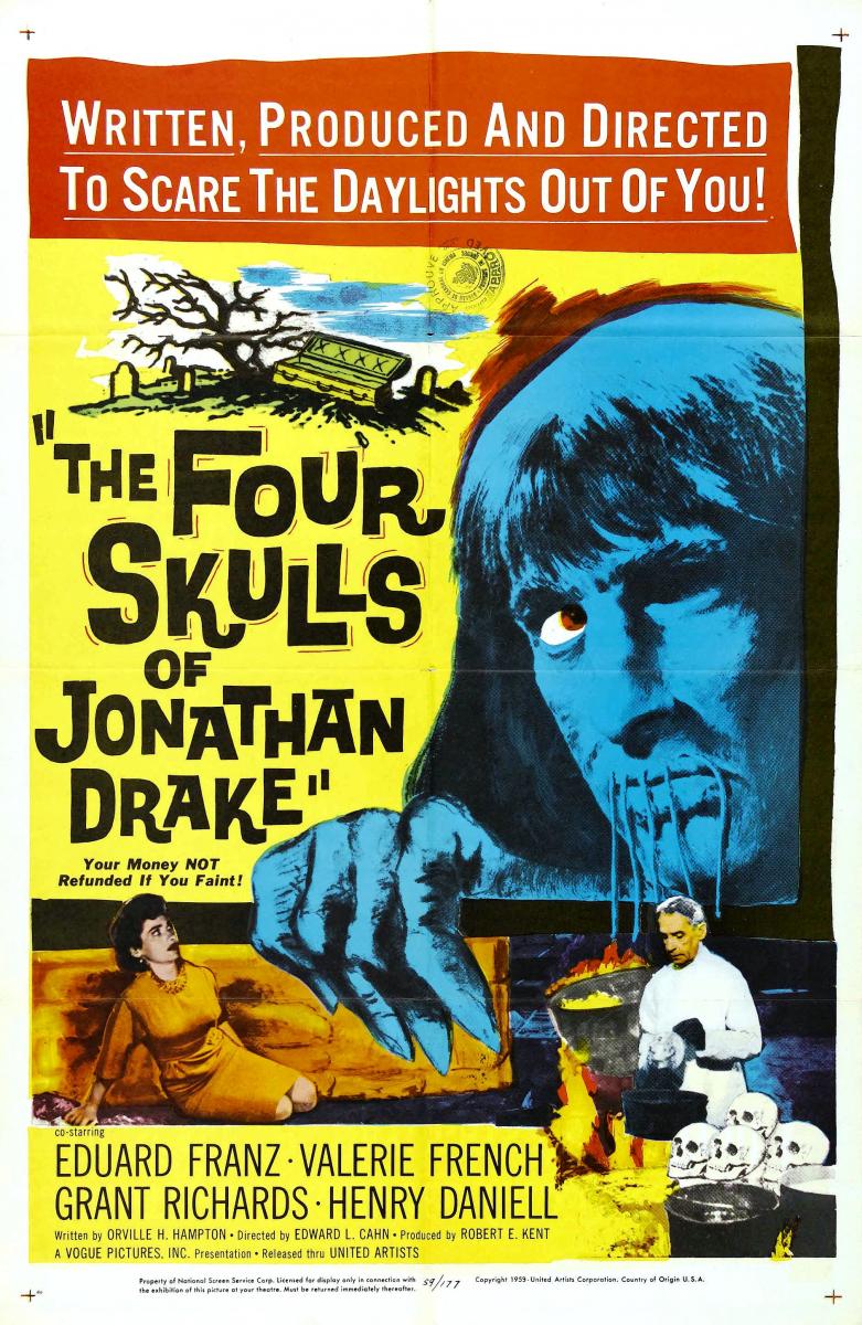 The Four Skulls Of Jonathan Drake (1959)