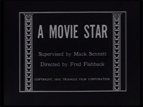 Una estrella de cine (1916)