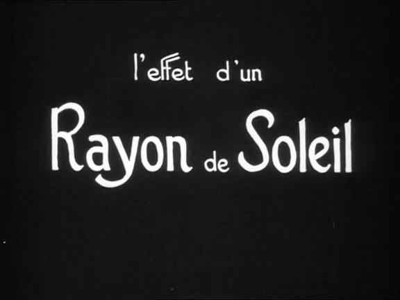 Un rayon de soleil (1929)