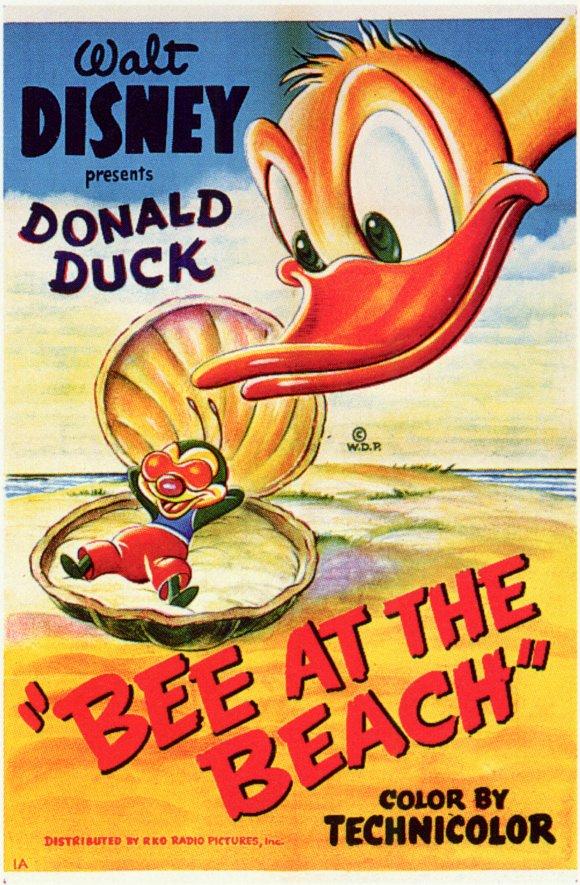 Pato Donald: Una abeja en la playa (1950)