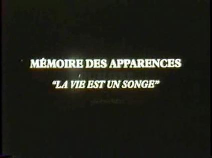 Mémoire des apparences (1987)