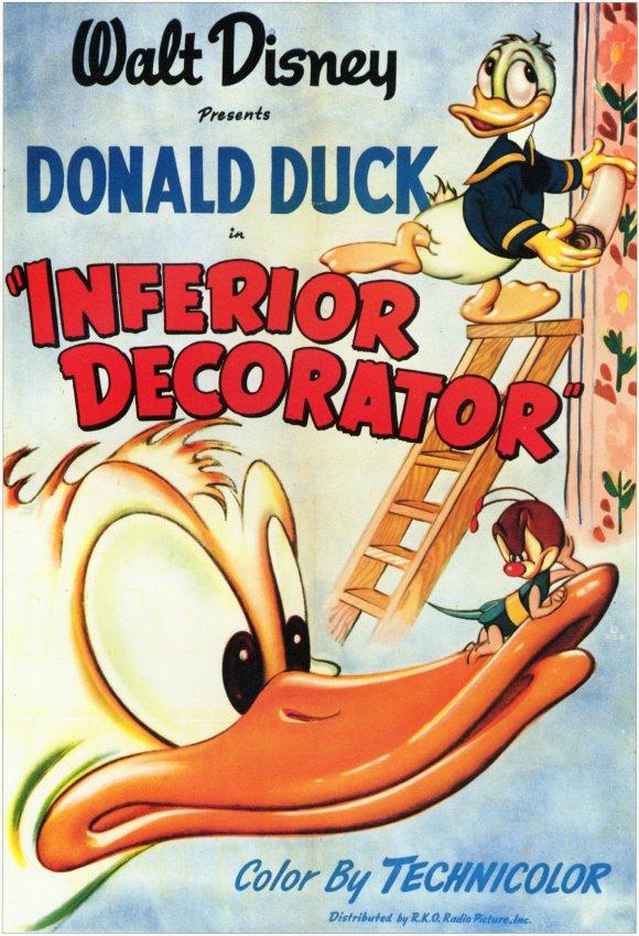 Pato Donald: Decorador de interiores (1948)