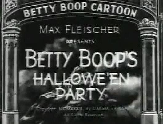 Betty Boop: La fiesta de Halloween (1933)