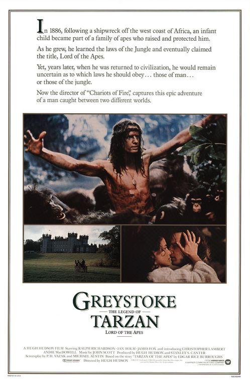Greystoke, la leyenda de Tarzán (1984)