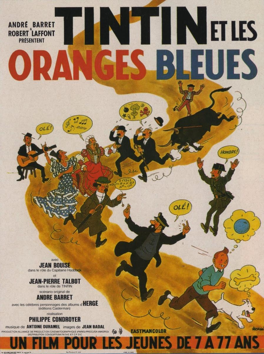 Tintín y el misterio de las naranjas azules (1964)