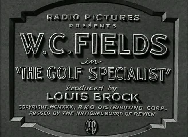 The Golf Specialist (1930)