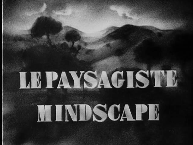 Le paysagiste (Mindscape) (1976)