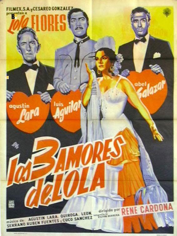 Los tres amores de Lola (Lola Torbellino) (1956)