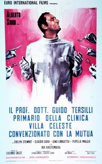Doctor Tersilli, médico de la clínica Villa Celeste, afiliada a la mutua (1969)