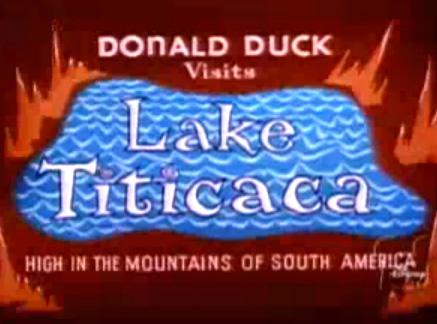 Donald visita el lago Titicaca (1955)