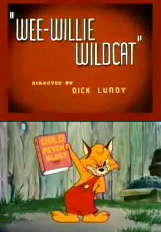 El oso Barney en Wee Willy, el gato montés (1953)