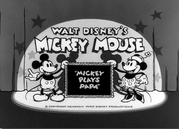 Mickey Mouse: Mickey juega a ser pap (1934)