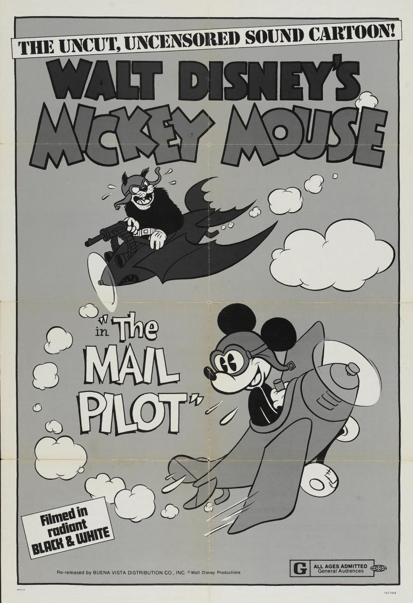 Mickey Mouse: El piloto cartero (1933)