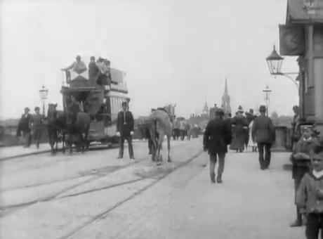 Dresden, August-Brücke (1896)