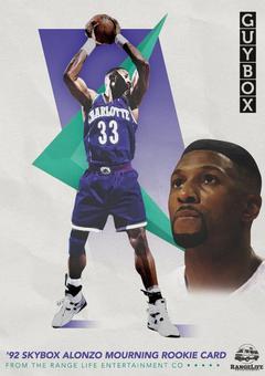 92 Skybox Alonzo Mourning Rookie Card (2012)