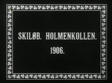 Pruebas de Esquí - Holmenkollen (1906)