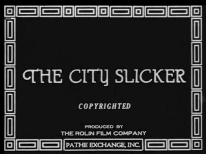 The City Slicker (1918)