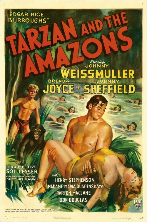 Tarzán y las amazonas (1945)