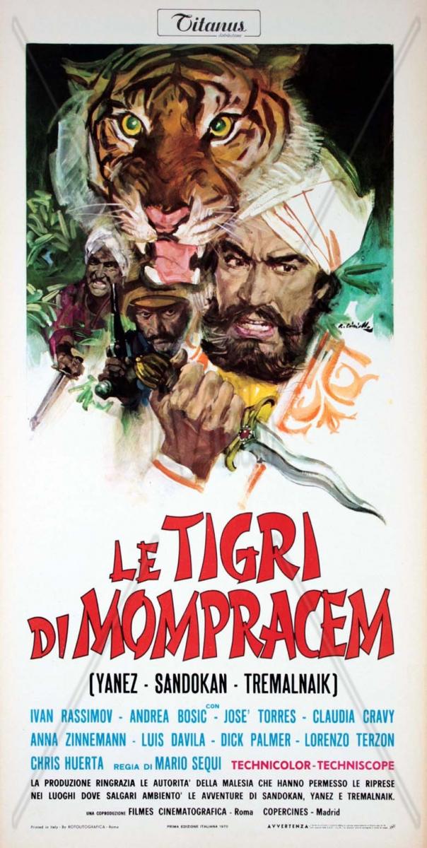 Los tigres de Mompracem (1970)
