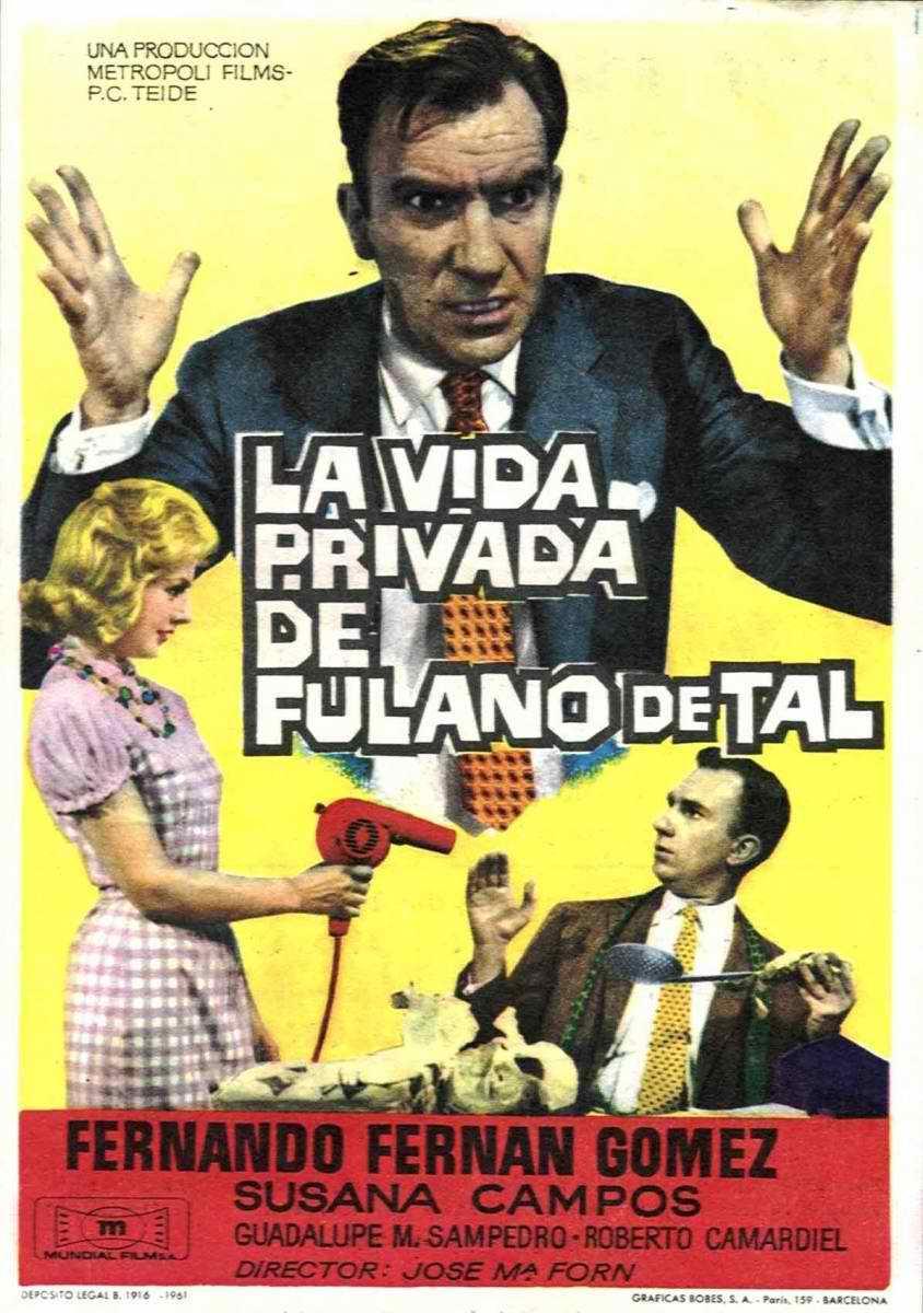 La vida privada de Fulano de Tal (1960)