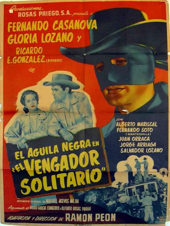 El águila negra en el vengador solitario (1954)