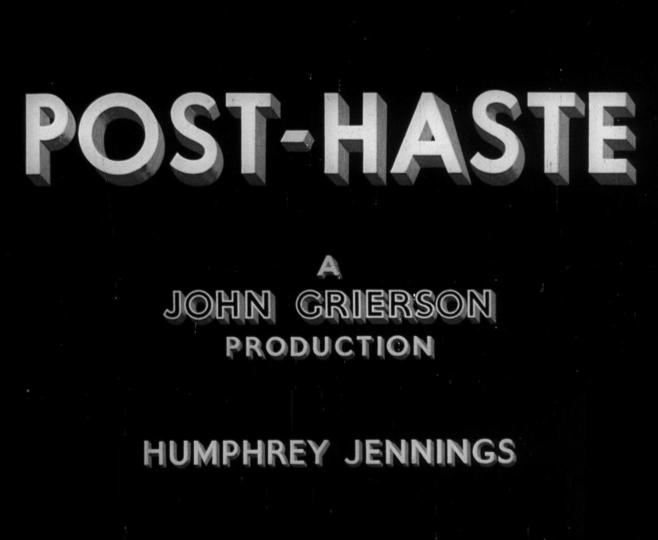 Post-haste (1934)