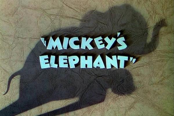 Mickey Mouse: El elefante de Mickey (1936)