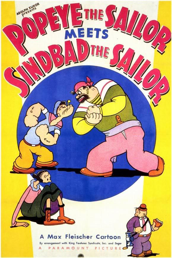 Popeye el marino contra Sindbad el marino (1936)