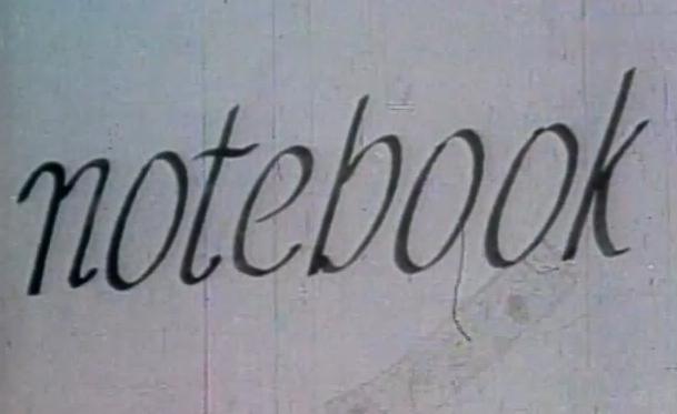 Notebook (1963)