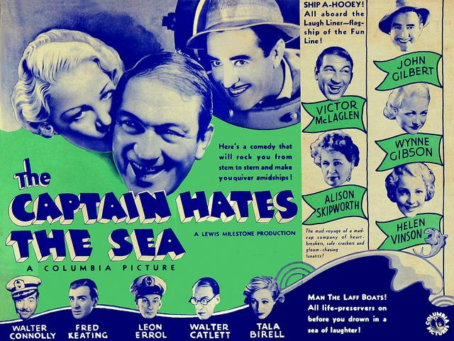 El capitán odia el mar (1934)